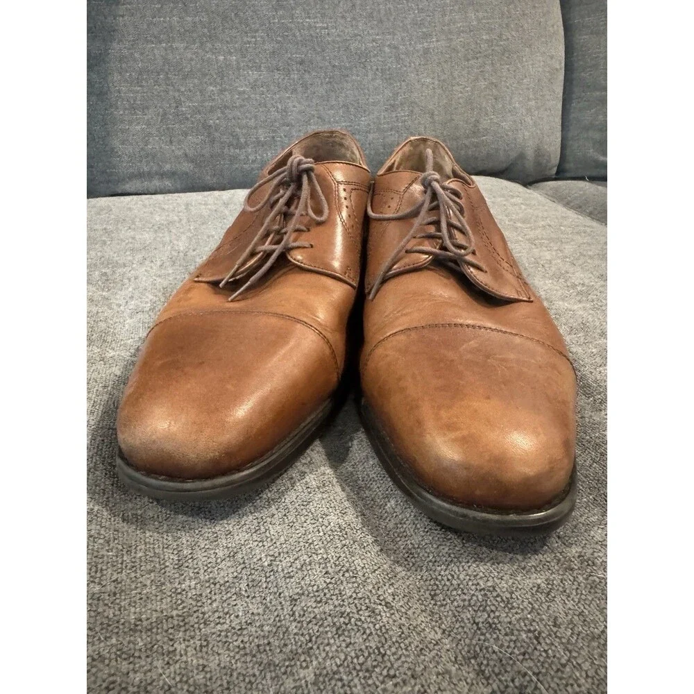 Johnston & Murphy Men's XC4 Branning Waterproof Cap Toe Dress Shoes Brown 12M
